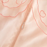 Dave&Bella Toddler/Kids Girls Summer Sweet Orange Pink Mesh Dress