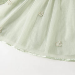 Dave&Bella Baby Girls Spring Mesh Princess Dress with Coin Wallet