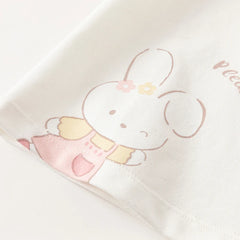 Dave&Bella Baby Girls Cotton Cartoon Rabbit Print Shirt Tops