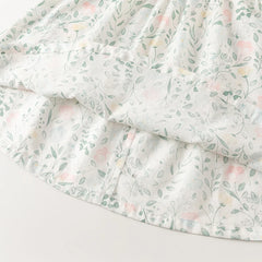 Dave&Bella Summer Toddler Girls Sleeveless Floral Princess Dress