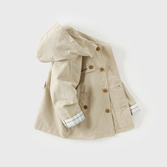 Dave&Bella Children Spring Casual Jacket Hooded Windbreaker