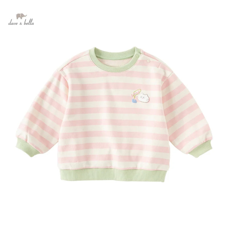 Dave&Bella Baby Girl Casual Lovely Gentle Hooded Sweatshirt