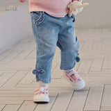 Dave&Bella Toddler Girls Casual Cute Sweet Jeans Pants