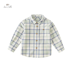 Dave&Bella Baby Boys Spring Pure Cotton Casual Fashion Formal Top