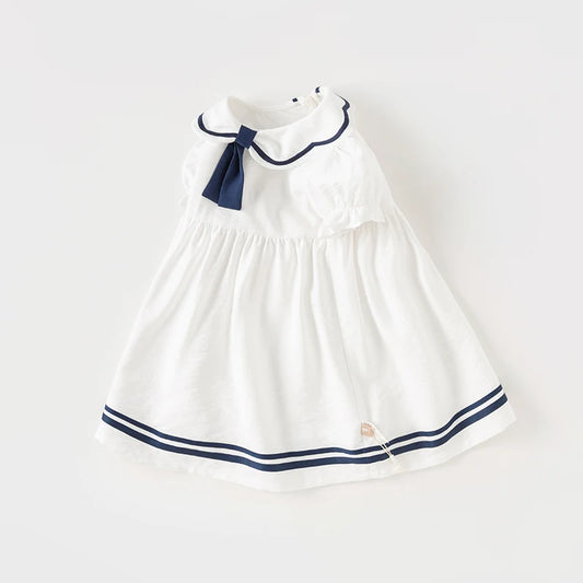 Dave & Bella Summer Baby Girl's White Dress