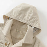 Dave&Bella Boys Toddler Casual Windbreaker Hooded Jackets