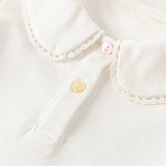 Dave&Bella Baby Girls Cotton Cartoon Rabbit Print Shirt Tops