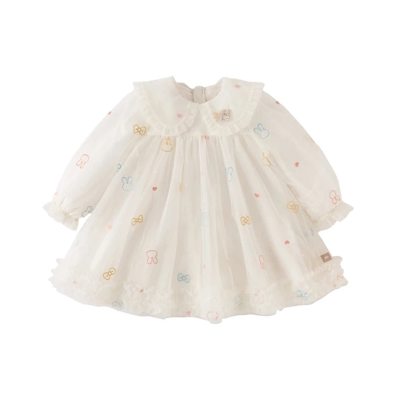 Dave&Bella Baby Girls  Spring Princess Mesh Dress