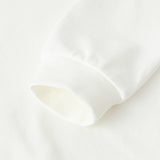 Dave&Bella Boys White Lightweight Cotton Long Sleeve Polo Shirt