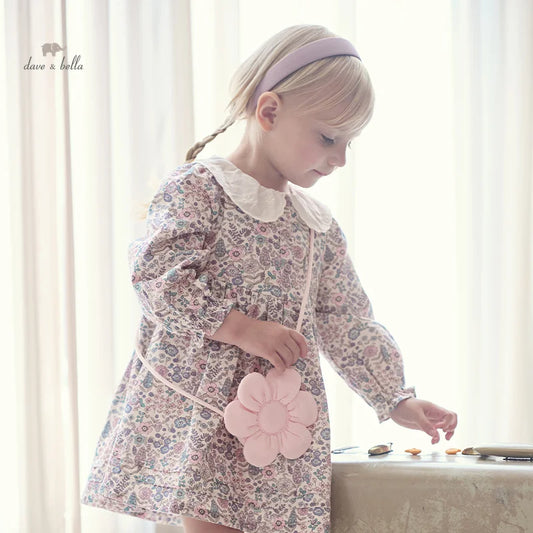 Dave&Bella Children Girls Spring Princess Floral Dress