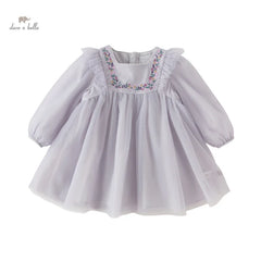 Dave&Bella Baby Girls Spring Noble Mesh Fashion Princess Dresses
