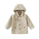 Dave&Bella Boys Toddler Casual Windbreaker Hooded Jackets