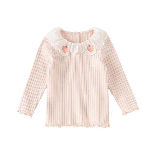 Dave&Bella Baby Girl Spring Long Sleeve Cotton Top