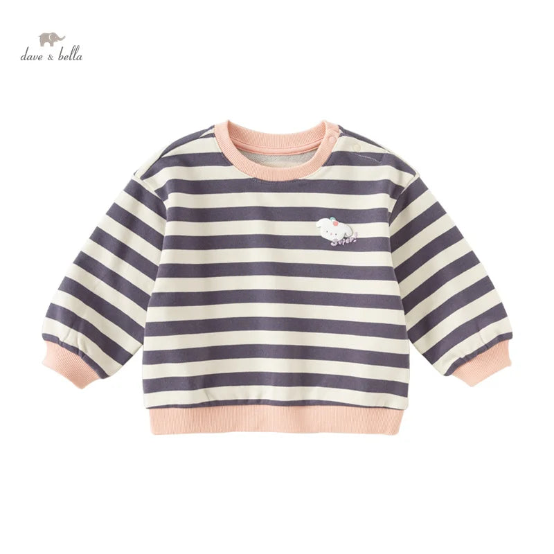Dave&Bella Baby Girl Casual Lovely Gentle Hooded Sweatshirt