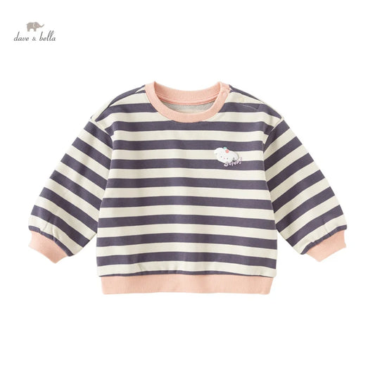 Dave&Bella Baby Girl Casual Lovely Gentle Hooded Sweatshirt