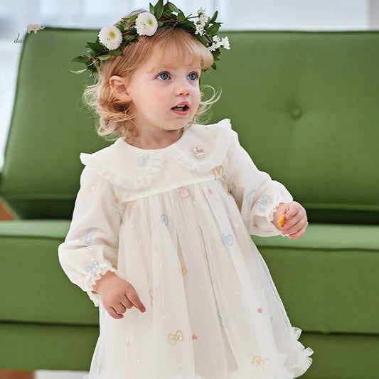 Dave&Bella Baby Girls  Spring Princess Mesh Dress