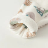 Dave&Bella Toddler Boys’ Fleece Jacket – Playful Print “Hug Jacket”