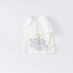 Dave & Bella Summer Kids Cartoon Print T-Shirt
