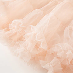 Dave&Bella Girls Summer Sweet Pink Mesh Dress