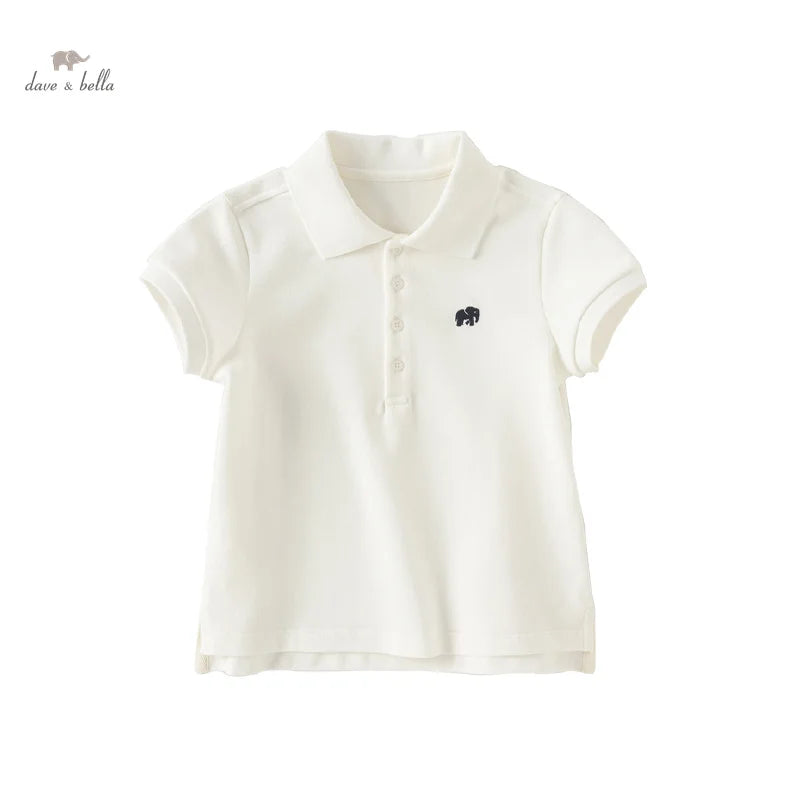 Baby Girl Cotton Polo T-Shirt