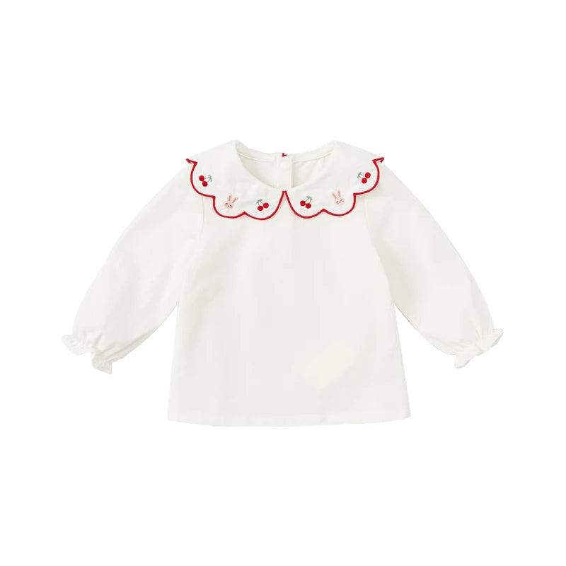 Dave&Bella Girls' Long Sleeve Cartoon T-Shirt