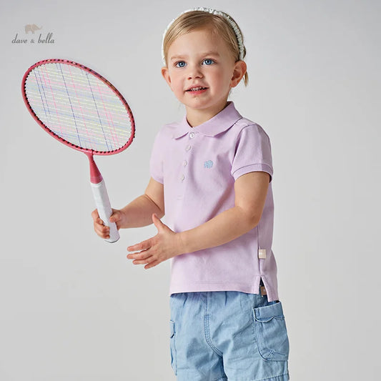 Baby Girl Cotton Polo T-Shirt