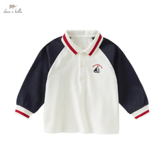 Dave Bella Boys' Colorblock Polo T-shirt