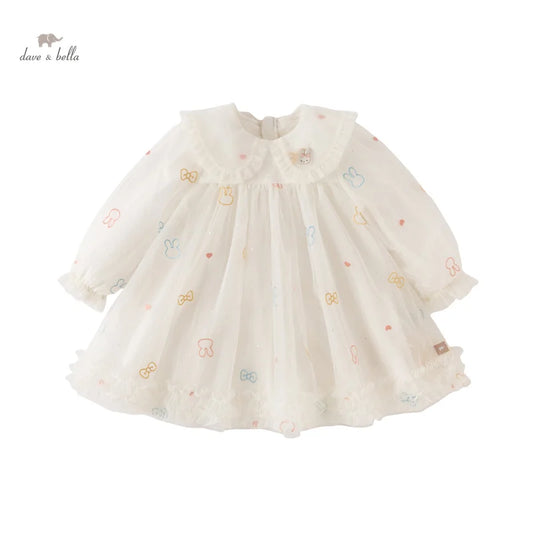 Dave&Bella Baby Girls  Spring Princess Mesh Dress