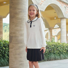 Dave&Bella Children Girls Spring Casual Polo Shirt Tops