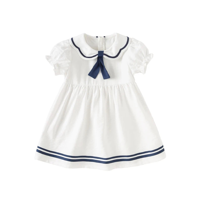 Dave & Bella Summer Baby Girl's White Dress