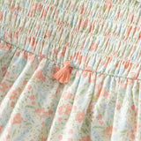 Dave&Bella Toddler Girls Smocked Sundress Cotton Playful Vintage Princess Dress