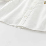 Dave&Bella Boys Cotton Long Sleeve Dress Shirt with Tie
