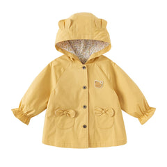 Dave Bella Girl's Single Breasted Trench Coat