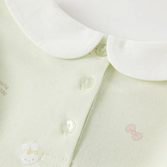 Dave & Bella Summer Baby Girl's Rabbit Bow Floral Dress