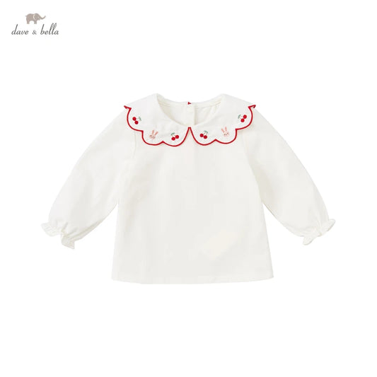 Dave&Bella Girls' Long Sleeve Cartoon T-Shirt