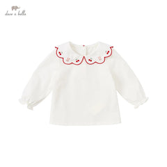 Dave&Bella Girls' Long Sleeve Cartoon T-Shirt