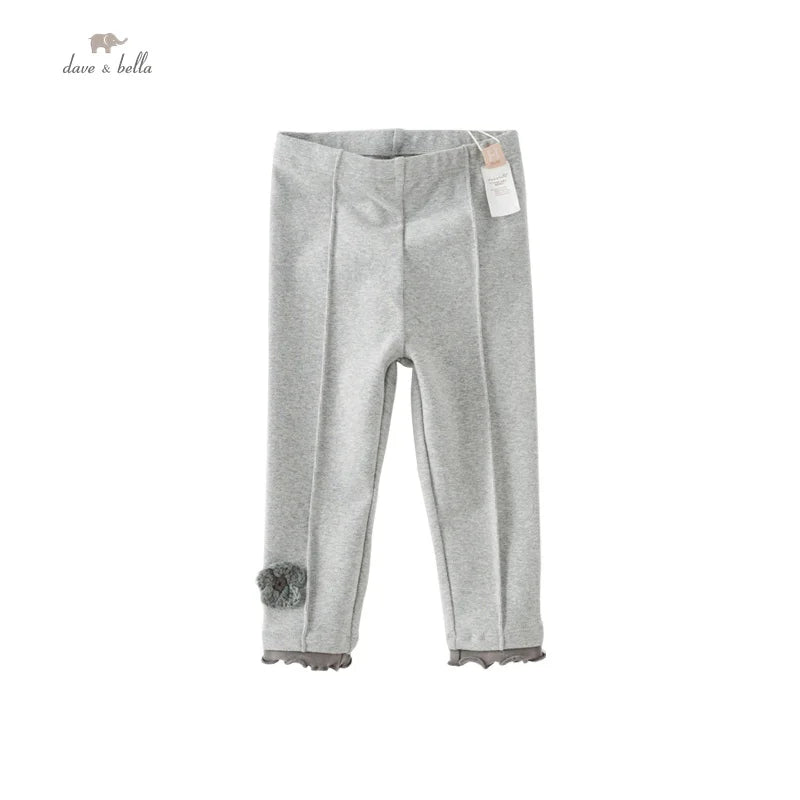 Dave&Bella Baby Girls Spring Autumn Lace Casual Pants