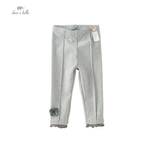 Dave&Bella Baby Girls Spring Autumn Lace Casual Pants