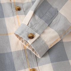 Dave&Bella Baby Boys Spring Pure Cotton Casual Plaid Top