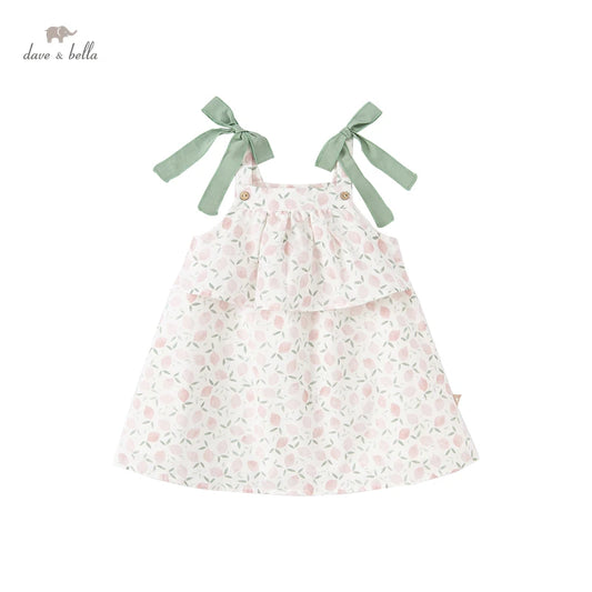 Dave & Bella Summer Girl's Floral Tube Top Dress