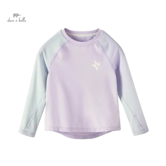 Dave&Bella Baby Girls Spring Casual Long Sleeve T-shirt Top
