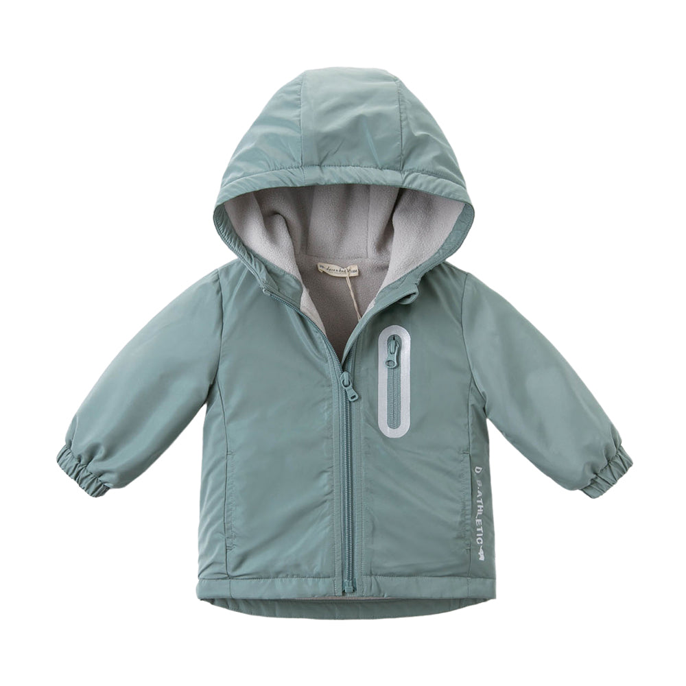 Dave&Bella Toddler/Kids Unisex Multi-color Padded Hooded Coat — Windproof & Insulated