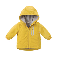 Dave&Bella Toddler/Kids Unisex Outdoor Multicolor Hooded Coat — Windproof & Insulated