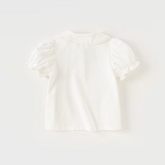 Dave&Bella Baby Girls Cotton Cartoon Rabbit Print Shirt Tops